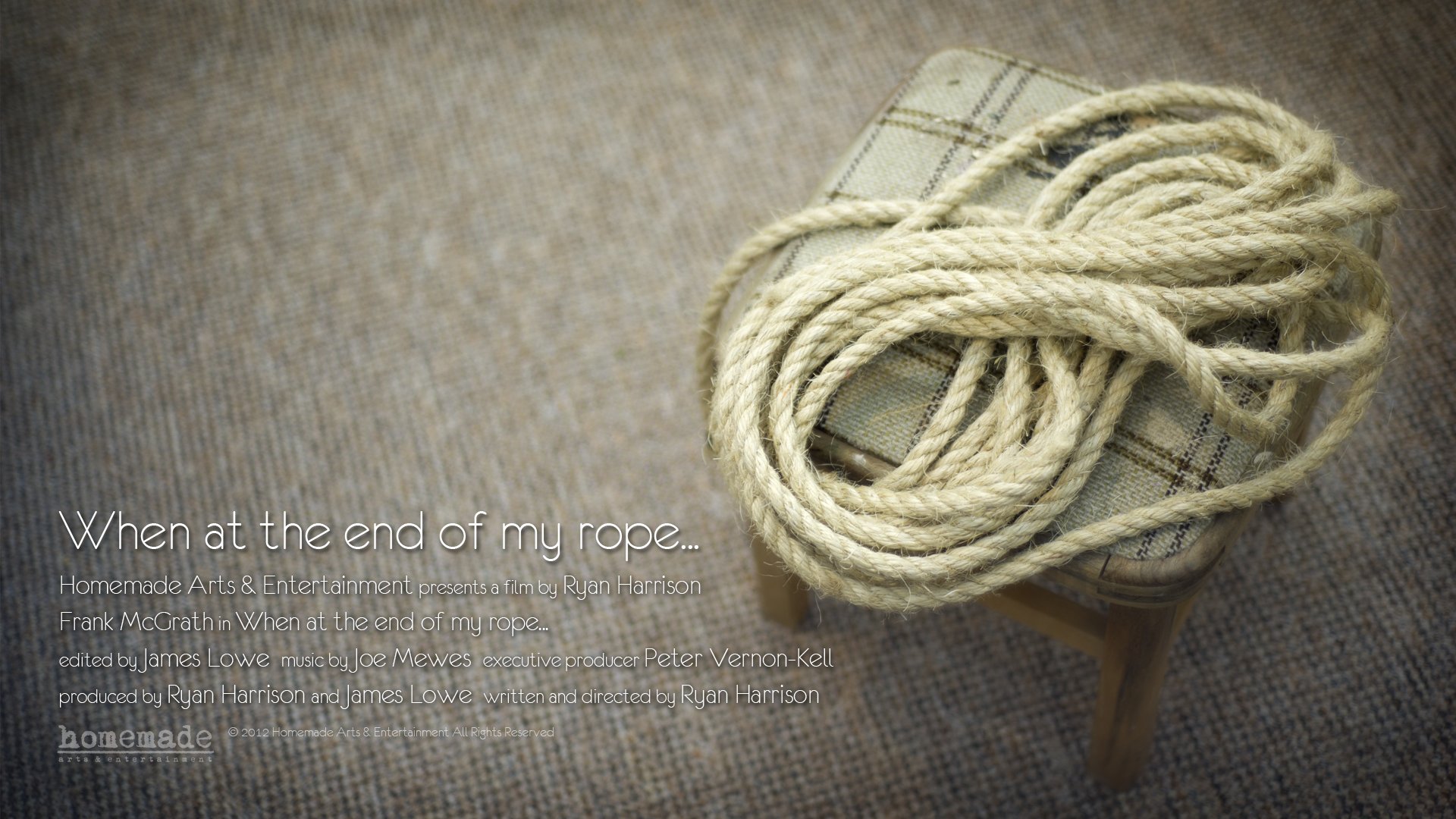 Promo for When at the end of my rope...