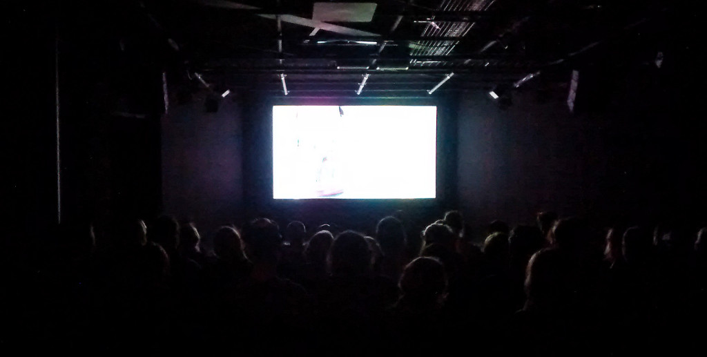 PSFN audience enjoying a film in 3S Artspace
